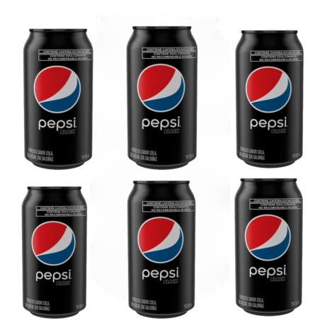 PEPSI BLACK SIN AZUCAR LATA 355 ML 1/6 630412