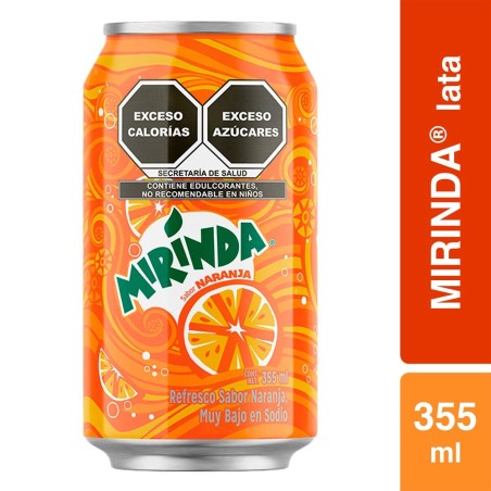 MIRINDA LATA  355 ML 1/6 630416