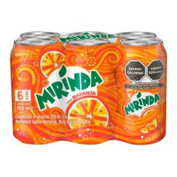 MIRINDA LATA  355 ML 1/6 630416