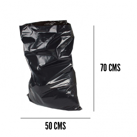 Bolsas basura 50 litros 68x70 cm negras - 50 unidades - RETIF
