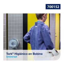 PAPEL HIGIENICO TORK BOBINA UNIVERSAL 12/200 700152