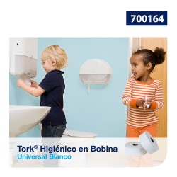 PAPEL HIGIENICO TORK BOBINA UNIVERSAL HD 4/400 700164