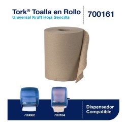 DESPACHADOR DE TOALLA EN ROLLO MANUAL TORK 1/1 700184