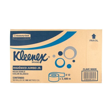 PAPEL HIGIENICO KLEENEX JR NEUTRO OLOR HD 12/300 90606