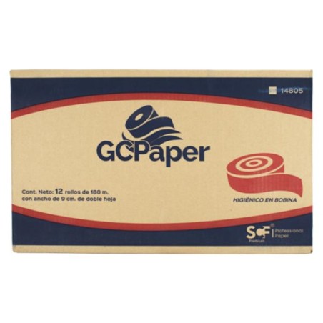 PAPEL HIGIENICO GC PAPER SCF JR HD 12/180 14805