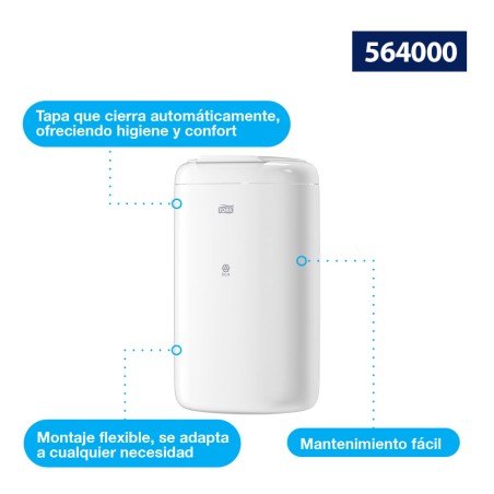 CONTENEDOR DE BASURA TORK ELEVATION 5L 1/1 564000