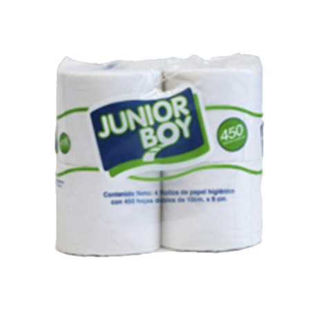 PAPEL HIGIÉNICO TRADICIONAL JUNIOR BOY 48/450 HD JB4845