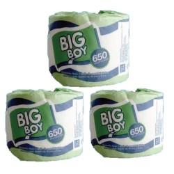 PAPEL HIGIÉNICO TRADICIONAL BIG BOY 48/650 HD BB4865