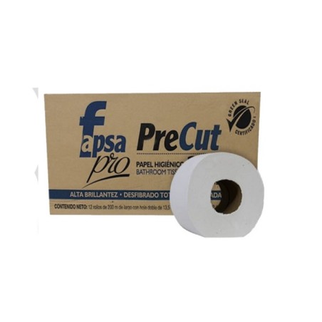 PAPEL HIGIÉNICO FAPSA JR PRO PRE CUT 12/200 HB03212