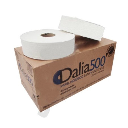 PAPEL HIGIÉNICO JUMBO DALIA 6/500 HB19350