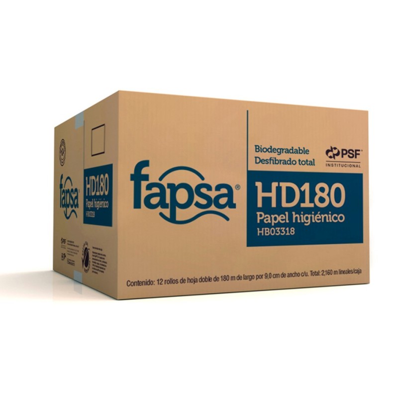 PAPEL HIGIÉNICO FAPSA JUNIOR HD 12/180 HB03318