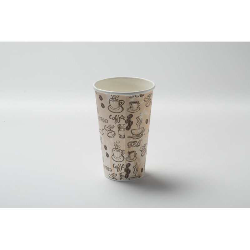 VASO CAFÉ VINTAGE DE PAPEL PHOENIX 12 1/50 PZAS 4239