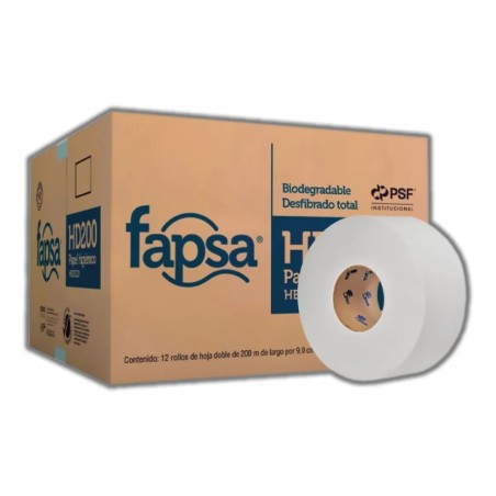 PAPEL HIGIÉNICO FAPSA JUNIOR HD 12/200 HB03320