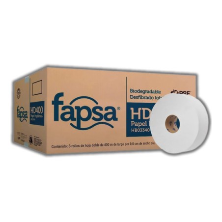 PAPEL HIGIÉNICO FAPSA JUNIOR HD 6/400 HB03340