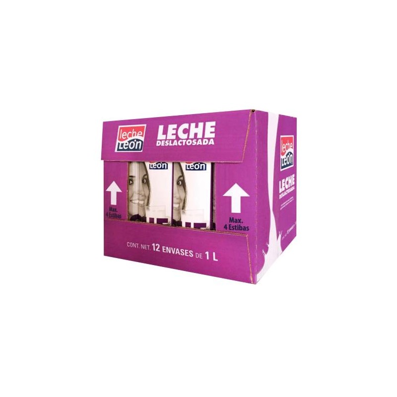 LECHE LEON DESLACTOSADA 1/12 883950