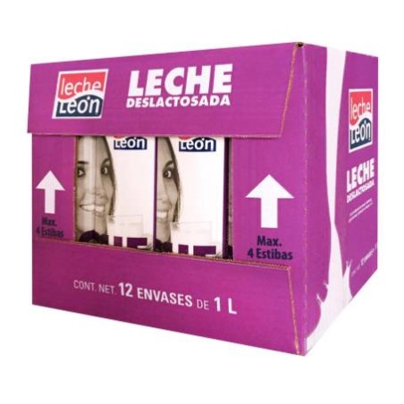 LECHE LEON DESLACTOSADA 1/12 883950