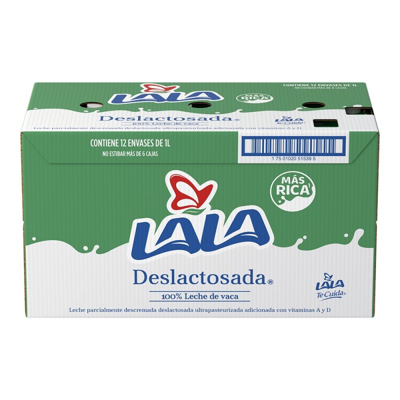 LECHE LALA DESLACTOSADA 1/12 10235