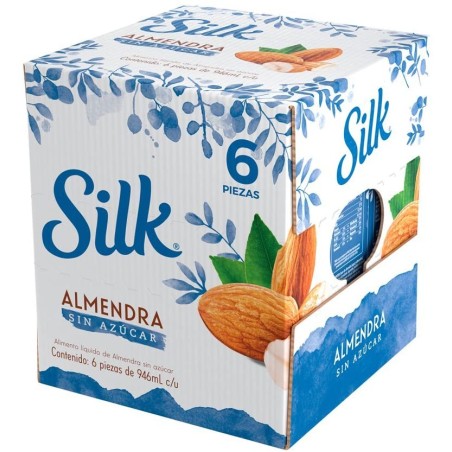 SILK SIN AZUCAR ALMENDRA ALIMENTO LIQUIDO CAJA 6/946 ML 98285