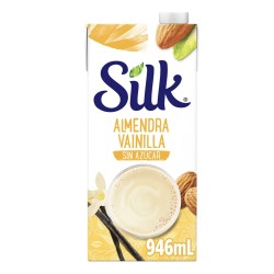 SILK ALMENDRA VAINILLA SIN AZUCAR ALIMENTO LIQUIDO CAJA 6/946 ML 98287