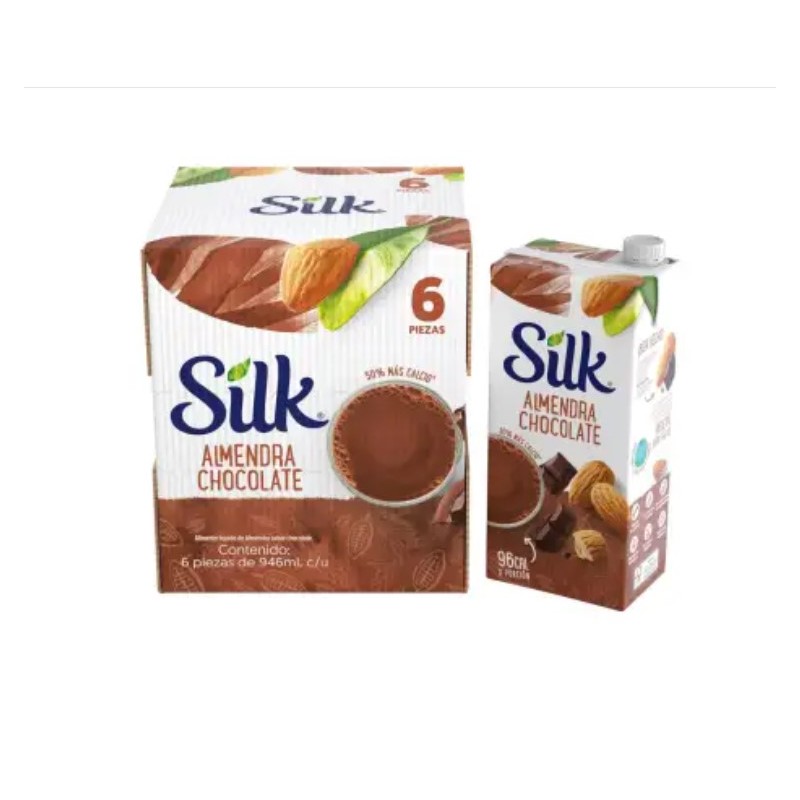 SILK ALMENDRA CHOCOLATE ALIMENTO LIQUIDO CAJA 6/946 ML 98288