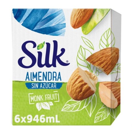 SILK SIN AZUCAR ALMENDRA MONK FRUIT ALIMENTO LIQUIDO CAJA 6/946 ML 98289