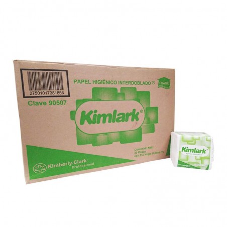 PAPEL HIGIENICO INTERDOBLADO KIMLARK 30/250 90507