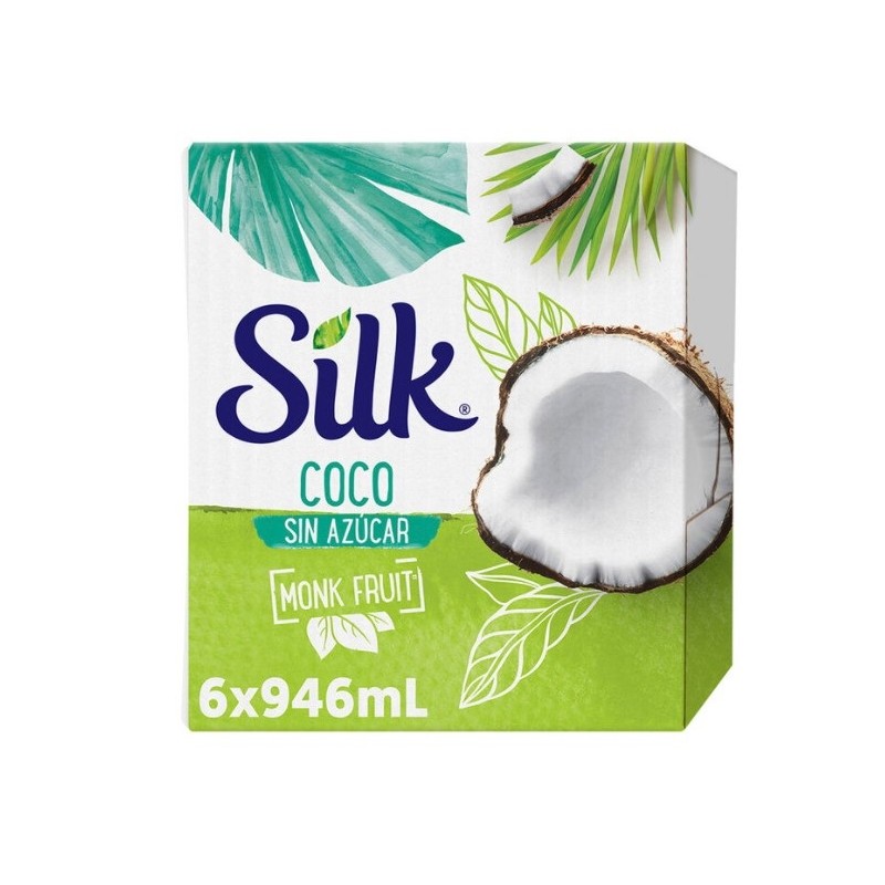 SILK COCO SIN AZUCAR MONK FRUIT ALIMENTO LIQUIDO CAJA 6/946 ML 98296