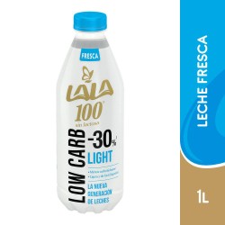 LECHE LALA 100+LOW CARB DESCLACTOSADA LIGHT 12/1 L034370