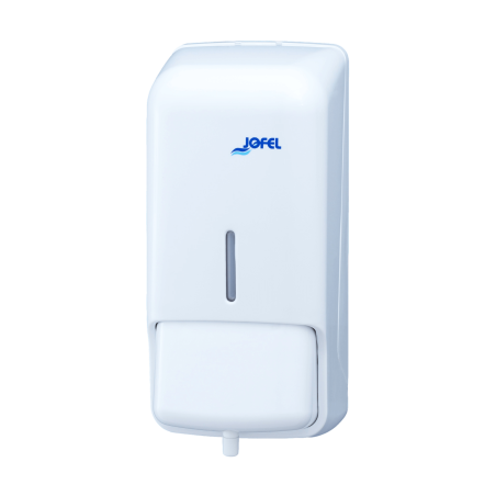 DISPENSADOR DE JABÓN ESPUMA RELLENABLE AZUR BLANCO JOFEL 1/1 AC40000