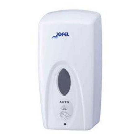 DISPENSADOR DE JABÓN AUTOMÁTICA RELLENABLE ESPUMA BLANCO JOFEL 1/1 AC91060