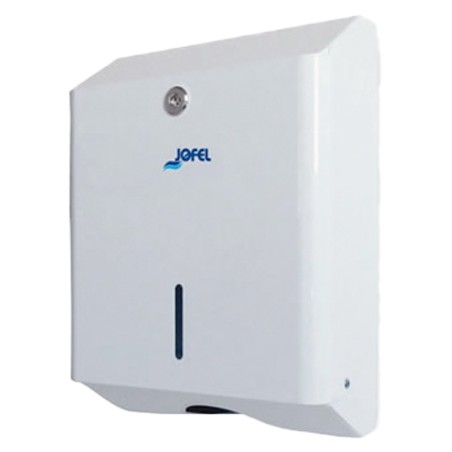 DISPENSADOR DE TOALLA INTERDOBLADA EPOXI BLANCO JOFEL 1/1  AH20000