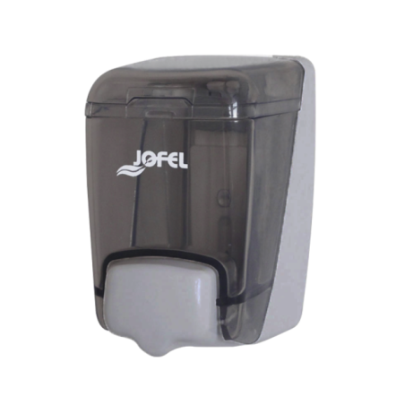 DISPENSADOR DE JABÓN AZUR MINI RELLENABLE HUMO TRANSPARENTE JOFEL 1/1 AC85000