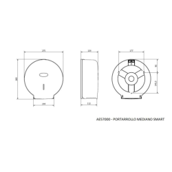 PORTARROLLO FUTURA MINI HUMO JOFEL 1/1 AE57400