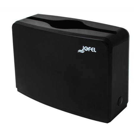 DISPENSADOR DE TOALLA INTERDOBLADA DE MESA NEGRO JOFEL 1/1 AH52010